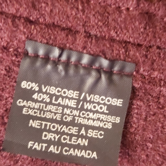 Goth Grunge Wool Blend Skirt Large Asymmetrical Wrap Moody 90s - Picture 6 of 11